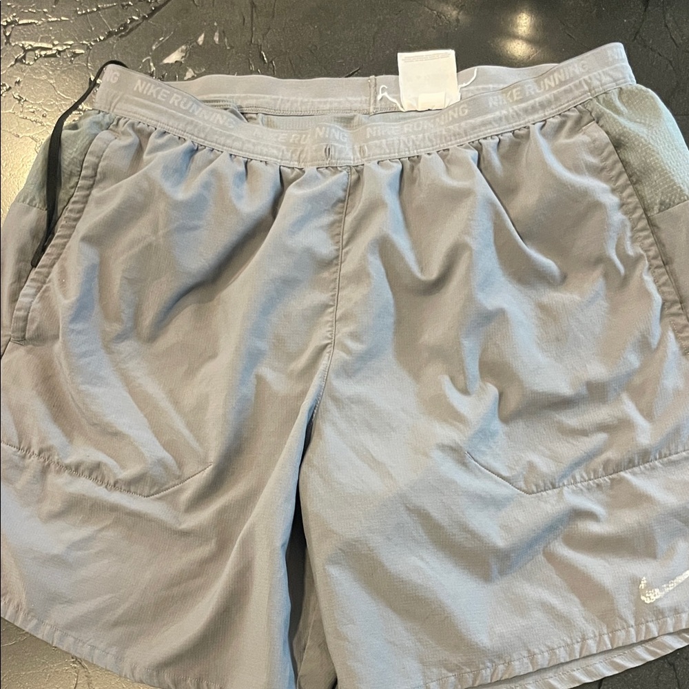 Nike Light Gray Running Shorts